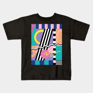 Memphis Pattern 18 / 80s Retro Kids T-Shirt